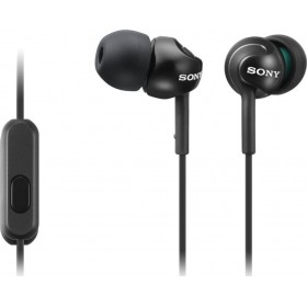 Sony MDR-EX110AP In-ear Handsfree με Βύσμα 3.5mm Μαύρο