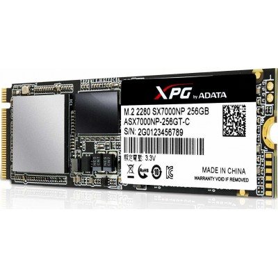 Adata XPG SX8200 Pro SSD 256GB M.2 NVMe PCI Express 3.0Κωδικός: ASX8200PNP-256GT-C 