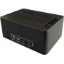 LC-Power LC-DOCK-U3-V Docking Station για 2 Σκληρούς Δίσκους SATA 3.5" / 2.5" με σύνδεση USB 3.0