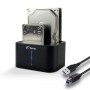 Fantec DS-X2U3-Alu Docking Station για 2 Σκληρούς Δίσκους SATA 2.5" / 3.5" με σύνδεση USB 3.0 (2492)