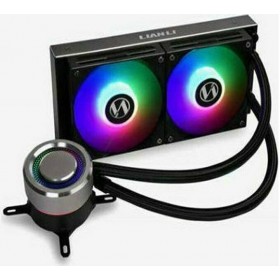 Lian Li Galahad 240 AIO Υδρόψυξη Επεξεργαστή Διπλού Ανεμιστήρα 120mm για Socket AM4/1200/115x με RGB Φωτισμό