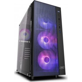 Deepcool Matrexx 55 Mesh Add-RGB 4F Gaming Midi Tower Κουτί Υπολογιστή με Πλαϊνό Παράθυρο Μαύρο