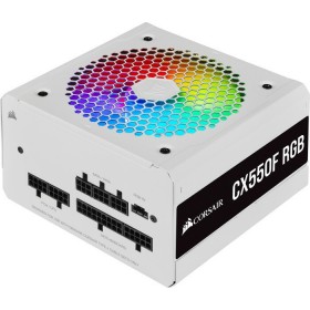 Corsair CX White Series CX550F RGB 550W Τροφοδοτικό Υπολογιστή Full Modular 80 Plus Bronze