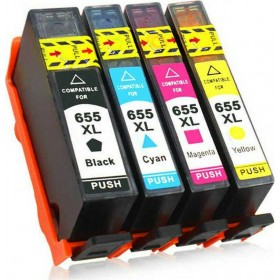 Συμβατό Μελάνι HP 655XL (New Version Chip) Πολλαπλό (Color) / Μαύρο Συμβατό Μελάνι HP 655XL (New Version Chip) Πολλαπλό (Color) / Μαύρο