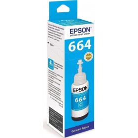 Epson 664 Μελάνι Εκτυπωτή InkJet Κυανό (C13T66424A)