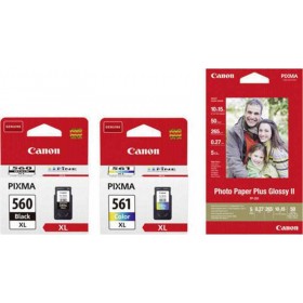Canon PG-560XL/CL-561XL Photo Value Pack με 2 Μελάνια Εκτυπωτή InkJet Μαύρο / Πολλαπλό (Color) (3712C004)