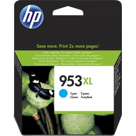 HP 953XL Μελάνι Εκτυπωτή InkJet Κυανό (F6U16AE)