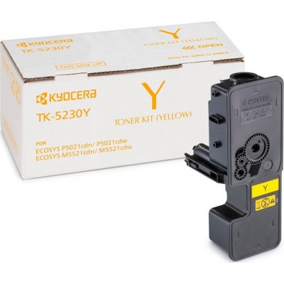Kyocera TK-5230Y Toner Κίτρινο 2200 Σελίδων (1T02R9ANL0)