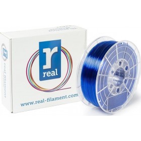 Real Filament PETG 1.75mm Translucent Blue 1kg Real Filament PETG 1.75mm Translucent Blue 1kg