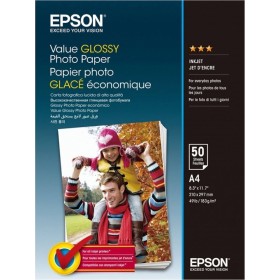 Epson Value Glossy Φωτογραφικό Χαρτί A4 (21x30) 183gr/m² για Εκυπωτές Inkjet 50 ΦύλλαΚωδικός: C13S400036 