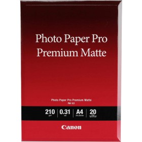 Canon PM-101 Φωτογραφικό Χαρτί Pro Premium Matte A4 (21x30) 210gr/m² για Εκυπωτές Inkjet 20 ΦύλλαΚωδικός: 8657B005 