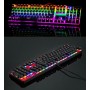 Motospeed Inflictor CK104 Gaming Μηχανικό Πληκτρολόγιο με Outemu Blue διακόπτες και RGB φωτισμό (Αγγλικό US) Κόκκινο