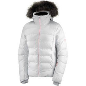 Salomon Stormcozy C12132 Γυναικείο Μπουφάν για Σκι &amp Snowboard Λευκό