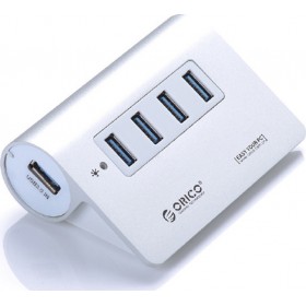 Orico M3H4 USB 3.0 Hub 4 Θυρών με σύνδεση USB-A ΛευκόΚωδικός: M3H4-SV 