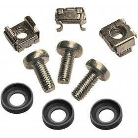 "Powertech NETW-0011 Σετ Βίδες με Παξιμάδια για Κολώνα Rack Powertech NETW-0011 Σετ Βίδες με Παξιμάδια για Κολώνα Rack, M6*16 20τμχ