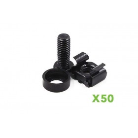 Safewell Σετ Βιδων Για Rack (50τμχ) Μαύρο Safewell Σετ Βιδων Για Rack (50τμχ) Μαύρο
