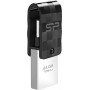 Silicon Power Mobile C31 64GB USB 3.1 Stick με σύνδεση USB-A &amp USB-C Μαύρο