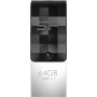 Silicon Power Mobile C31 64GB USB 3.1 Stick με σύνδεση USB-A &amp USB-C Μαύρο