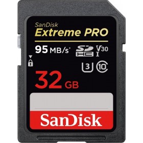 Sandisk Extreme Pro SDHC 32GB Class 10 U3 V30 UHS-I
