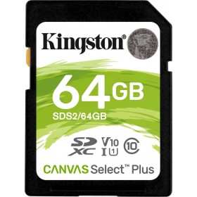 Kingston Canvas Select Plus SDXC 64GB Class 10 U1 V10 UHS-I