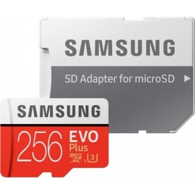 Samsung Evo Plus microSDXC 256GB Class 10 U3 UHS-I με αντάπτορα