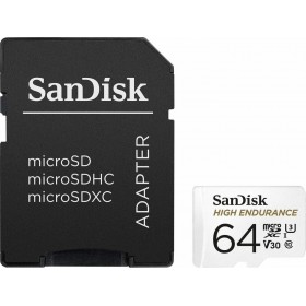 Sandisk High Endurance microSDXC 64GB Class 10 U3 V30 UHS-I με αντάπτορα