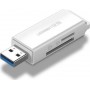 Ugreen Card Reader USB 3.0 για SD/microSD ΛευκόΚωδικός: 40753 