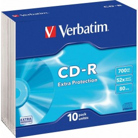Verbatim Εγγράψιμα CD-R 700MB 10τμχΚωδικός: 43415 