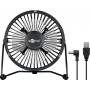 Goobay 4'' Desktop USB Fan Μαύρο