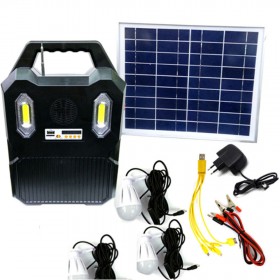 ΑΤ-9078Α Ηλιακό Σύστημα Φωτισμού Φόρτισης και Ραδιόφωνο