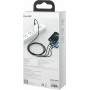 Baseus Braided USB-C to Lightning / Type-C / micro USB Cable Μαύρο 1,5m (CAMLTWJ-01)