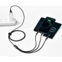 Baseus Braided USB-C to Lightning / Type-C / micro USB Cable Μαύρο 1,5m (CAMLTWJ-01)