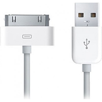 OEM USB to 30-Pin Cable Λευκό 1m (20159)