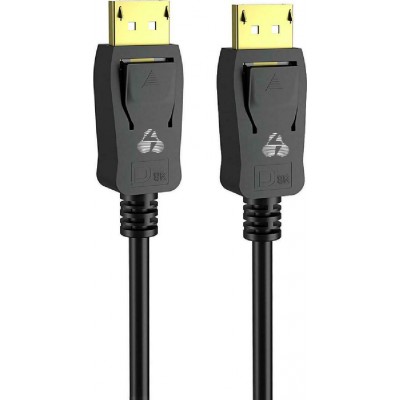 Powertech Cable DisplayPort male - DisplayPort male 1.5m Μαύρο (CAB-DP050)