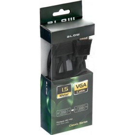 Blow Cable VGA male - VGA male Μαύρο 1.5m (VG-611)