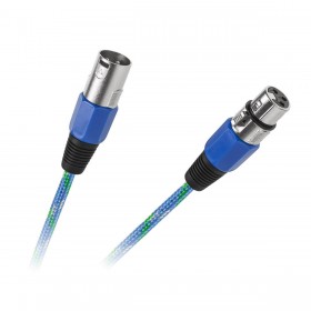 Cable XLR male - XLR female Μαύρο 5m (DM-2754-5)