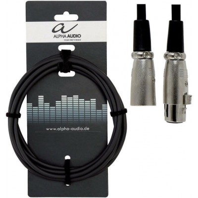 Alpha Audio Microphone Cable XLR Male - XLR Female (190.045)