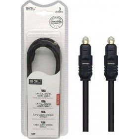 SGL Optical Audio Cable TOS male - TOS male Μαύρο 3m (197030) SGL Optical Audio Cable TOS male - TOS male Μαύρο 3m (197030)