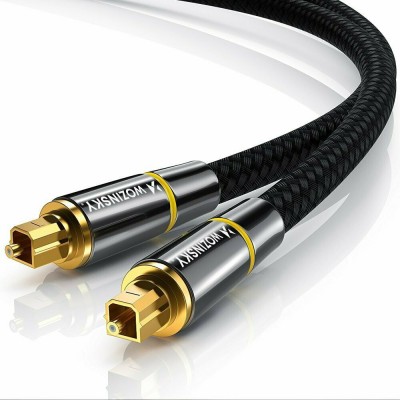 Wozinsky Optical Audio Cable TOS male - TOS male Μαύρο 5m