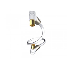 Inakustik Premium Antenna Cable 90° Coax male - 90° Coax female 7.5m (4263075)