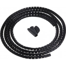 Com Σπιράλ 18mm 2m Μαύρο Com Σπιράλ 18mm 2m Μαύρο