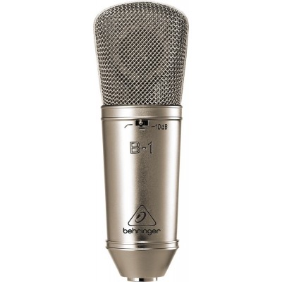 Behringer Πυκνωτικό Μικρόφωνο XLR B-1 Τοποθέτηση Shock Mounted/Clip On Φωνής σε Χρυσό Χρώμα