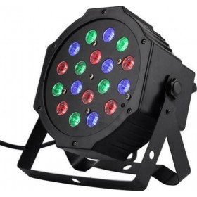 Φωτορυθμικό LED Stage Light PAR RGBΚωδικός: 16013RGB50BK 