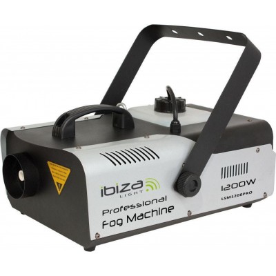 Ibiza Sound LSM-1200WPRO Μηχανή Καπνού 1200W με Ασύρματο / Ενσύρματο Χειριστήριο και Δυνατότητα Σύνδεσης με Κονσόλα Φωτισμού