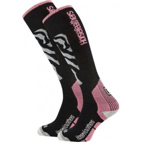Horsefeathers Pipper Socks Thermolite - Zebra - ZEBRA