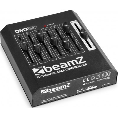 BeamZ DMX-60 DMX Controller Κονσόλα Φωτισμού με 6 Κανάλια Ελέγχου