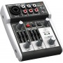 Behringer Xenyx 302 USB Mixer Αναλογική Κονσόλα 5 Καναλιών με Phantom Power &amp 1 Εισόδο XLR