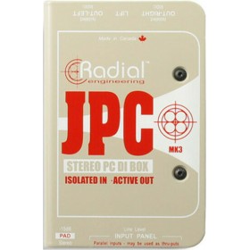 Radial JPC Ενεργό DI Box 1 Καναλιού με Phantom Power