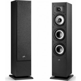 Polk Audio Ζεύγος Ηχείων Hi-Fi Δαπέδου Monitor XT60 200W 3 Δρόμων Μαύρο