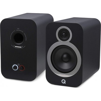 Q-Acoustics Ζεύγος Ηχείων Hi-Fi Βιβλιοθήκης 3030i 475W 2 Δρόμων Μαύρα